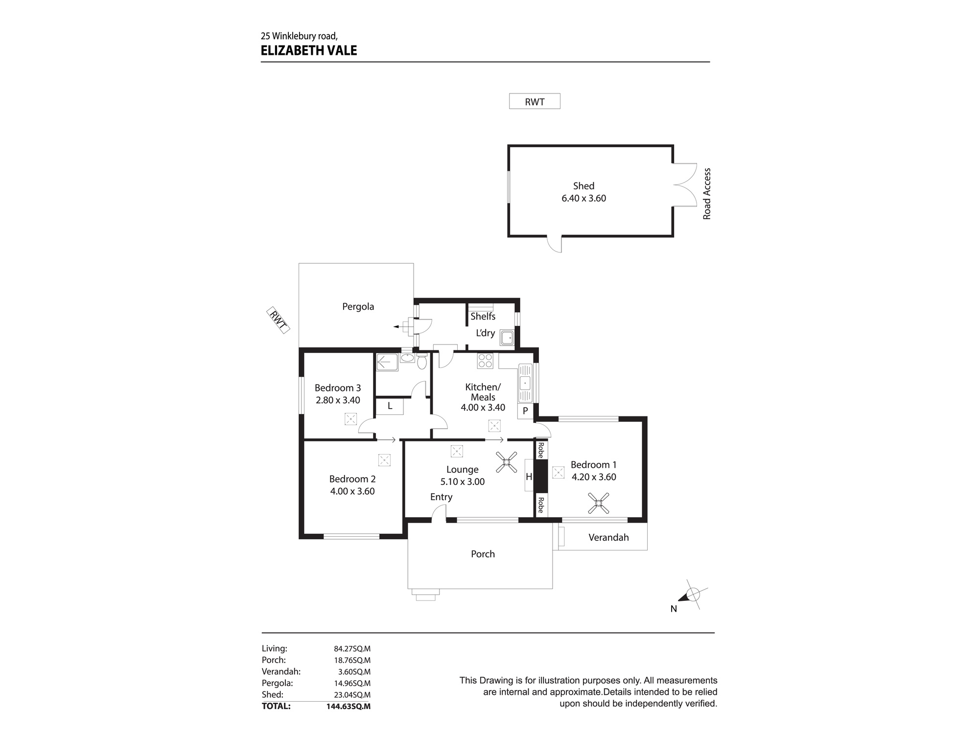 25 Winklebury Road, ELIZABETH VALE, SA 5112 House for Sale