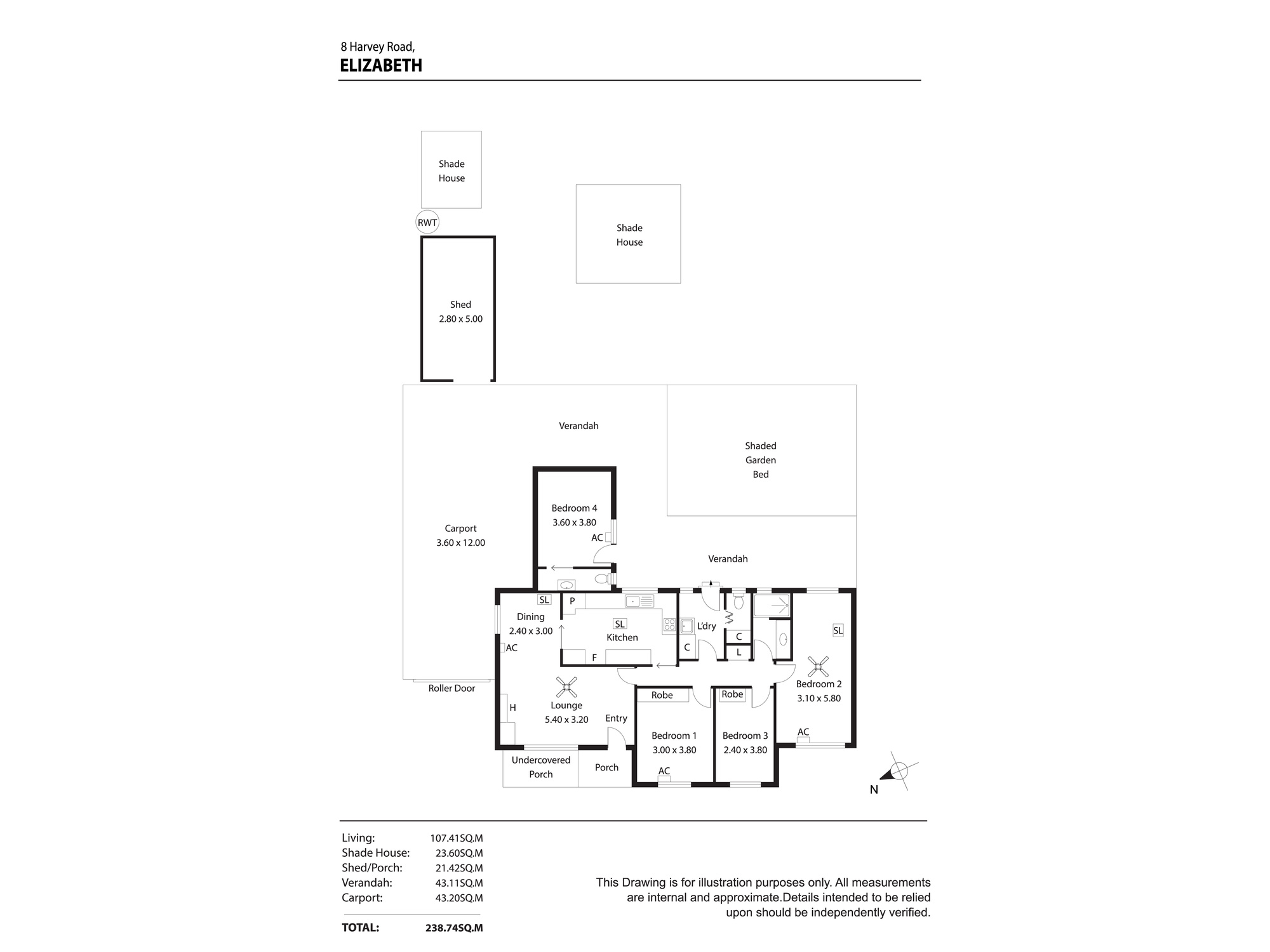 8 Harvey Road, ELIZABETH, SA 5112 House for Sale