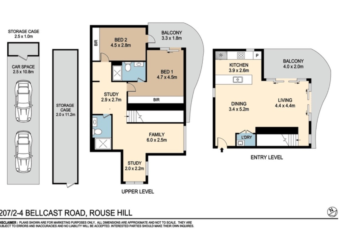 207/2 Bellcast Road, ROUSE HILL, NSW 2155 Apartment for Rent