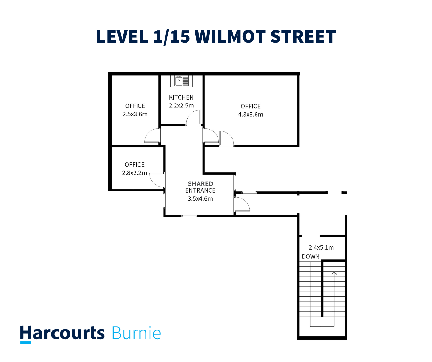 15 Wilmot Street, BURNIE, TAS 7320 Offices for Rent