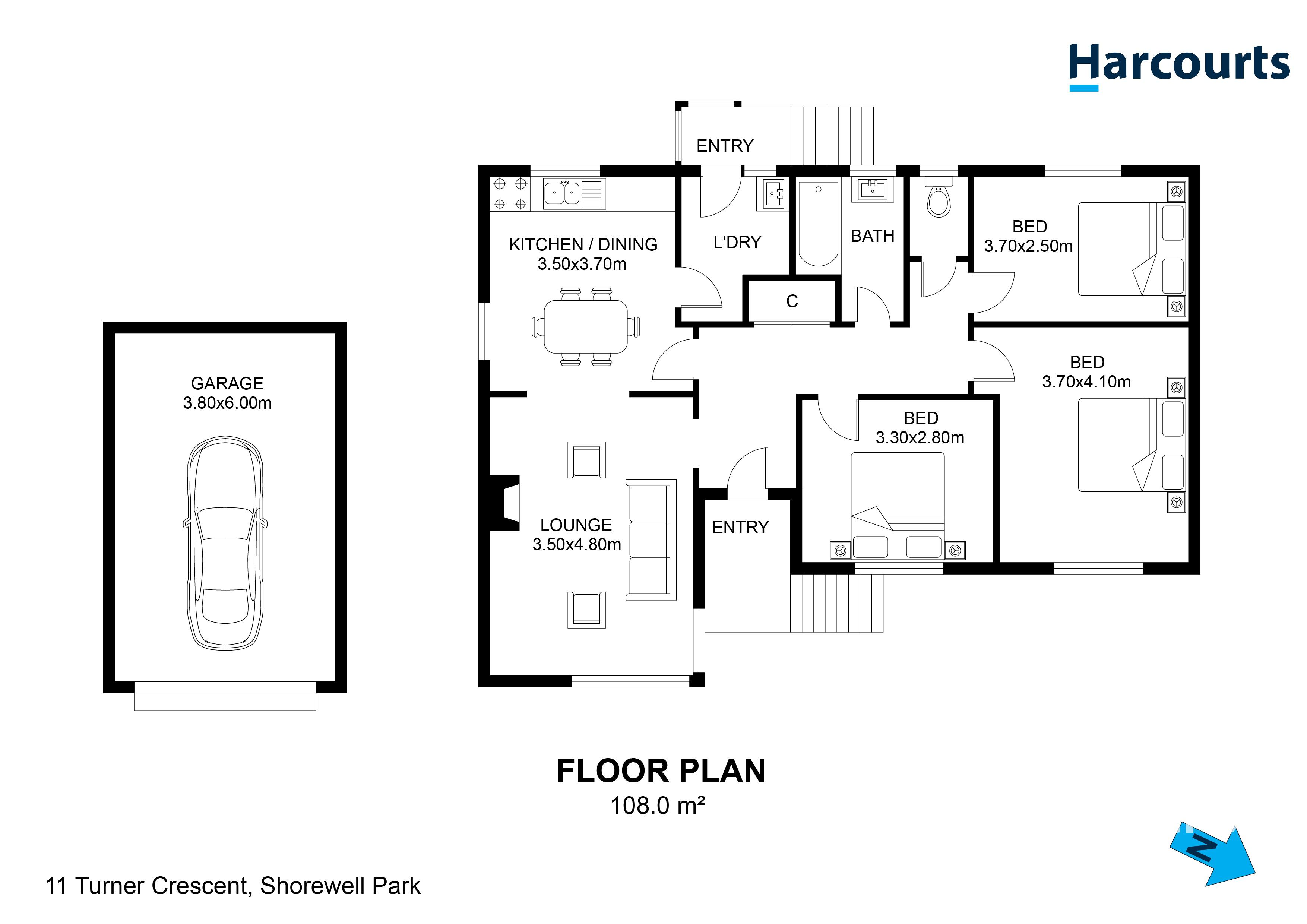 11 Turner Crescent, SHOREWELL PARK, TAS 7320 House for Sale