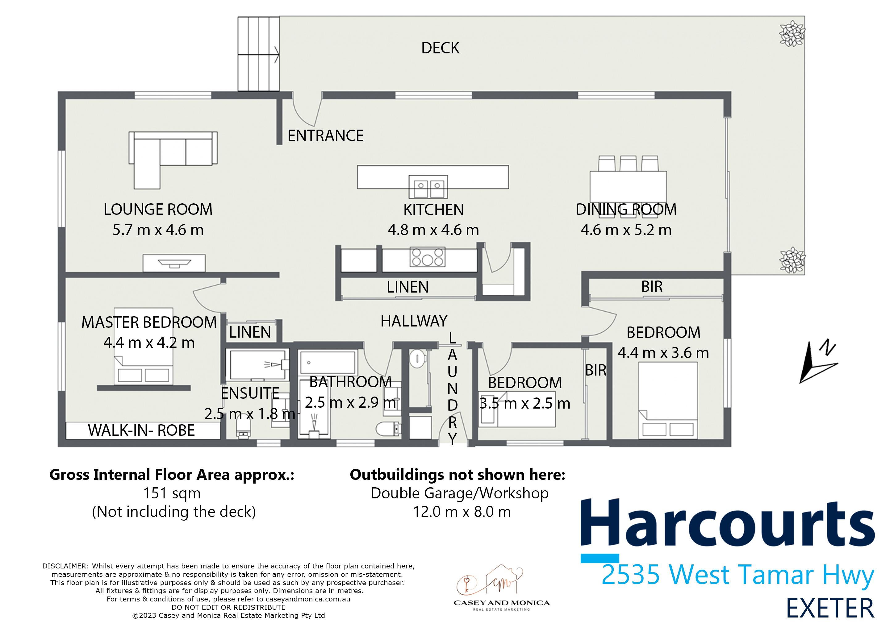 2535 West Tamar Highway, EXETER, TAS 7275 House for Sale