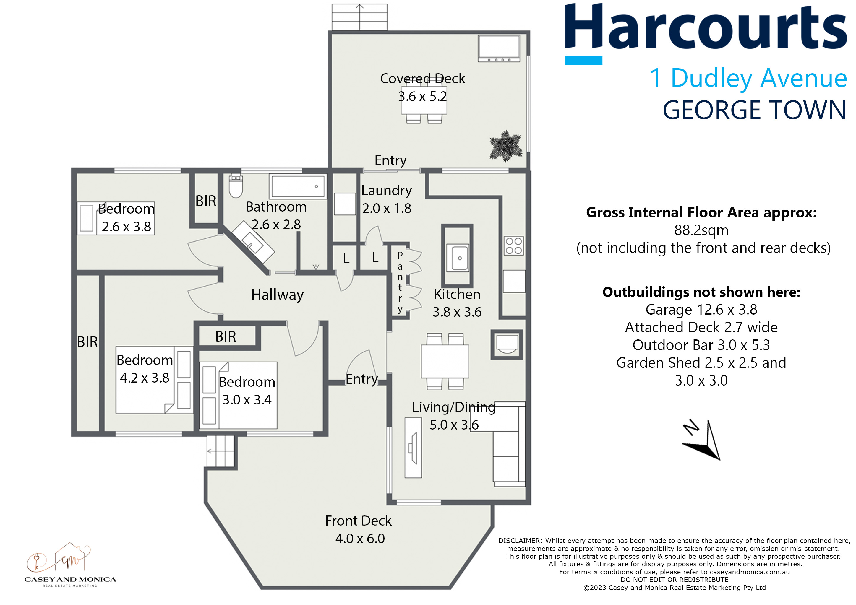 1 Dudley Avenue, TOWN, TAS 7253 House for Sale