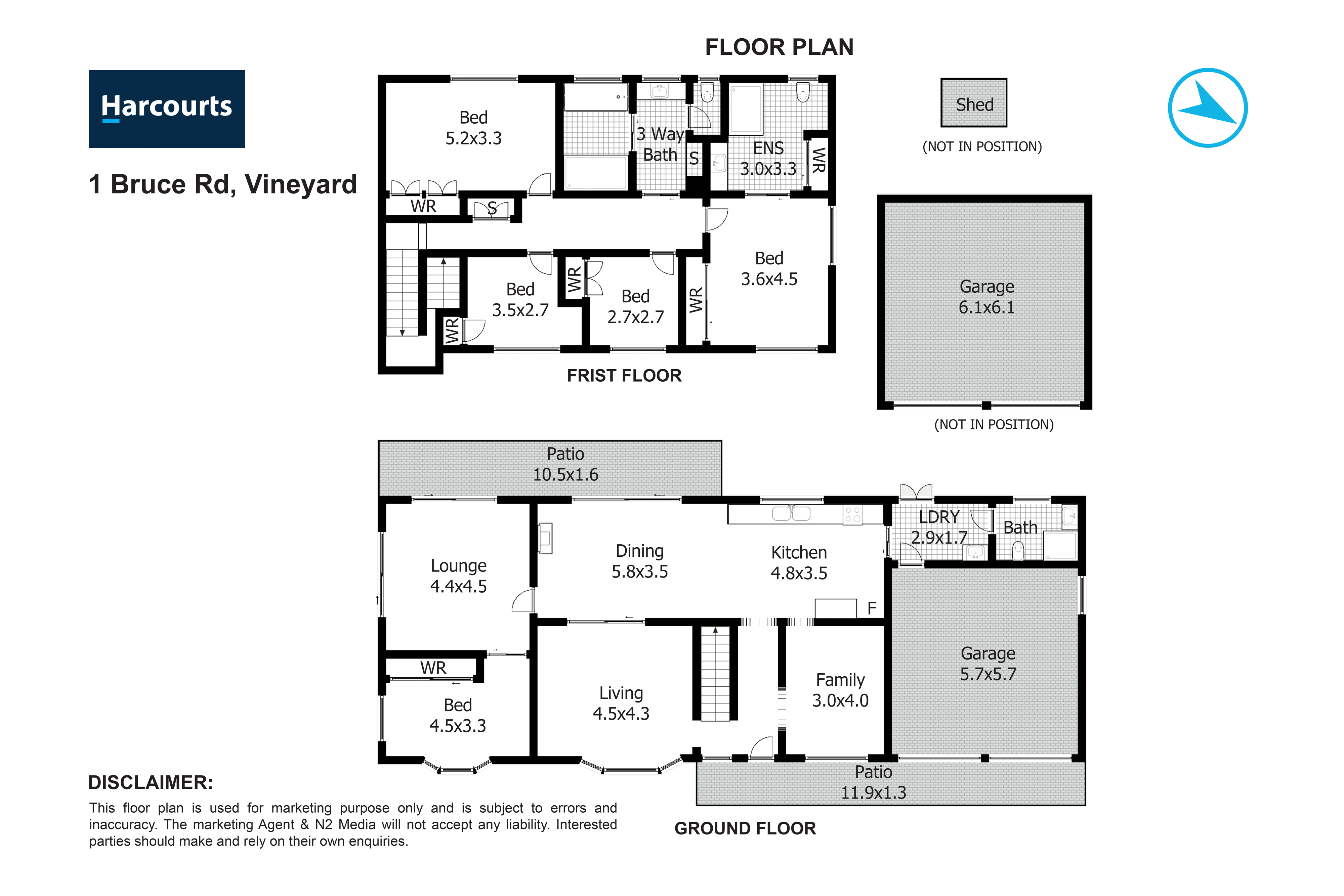 1 Bruce Road, VINEYARD, NSW 2765 House for Sale