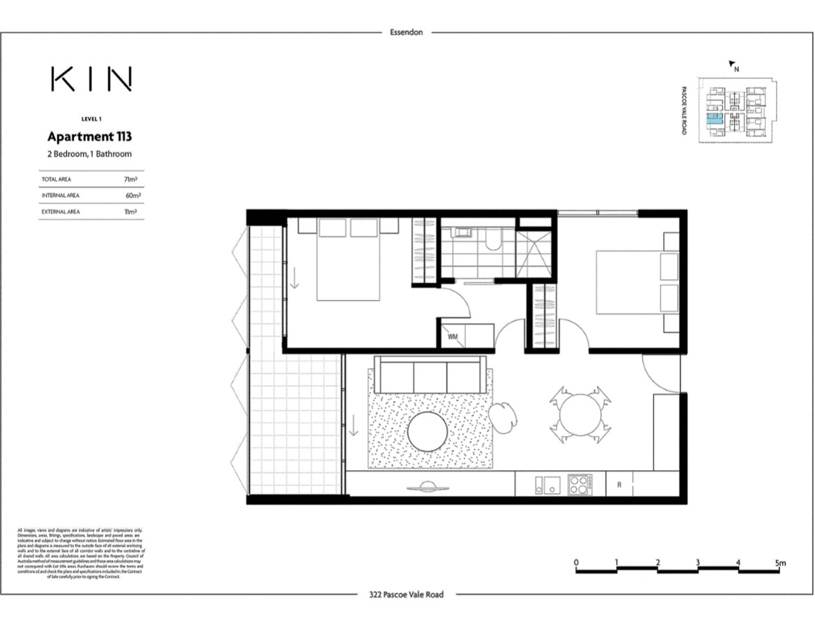 113/324 Pascoe Vale Road, ESSENDON, VIC 3040 Apartment for Sale