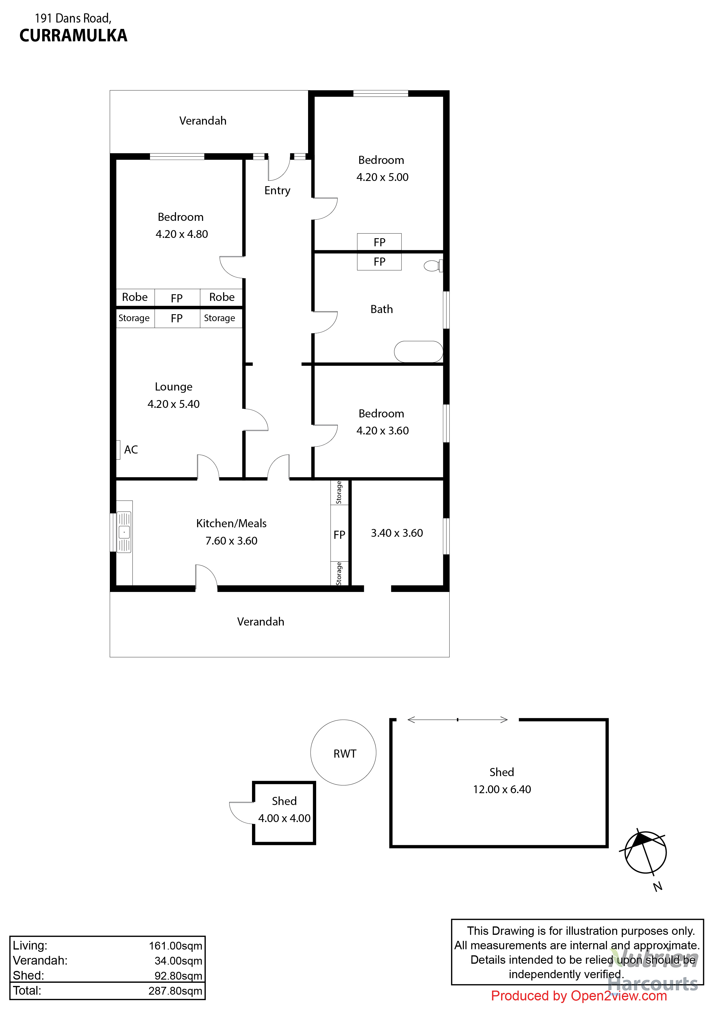 191 Dans Road, CURRAMULKA, SA 5580 House for Sale