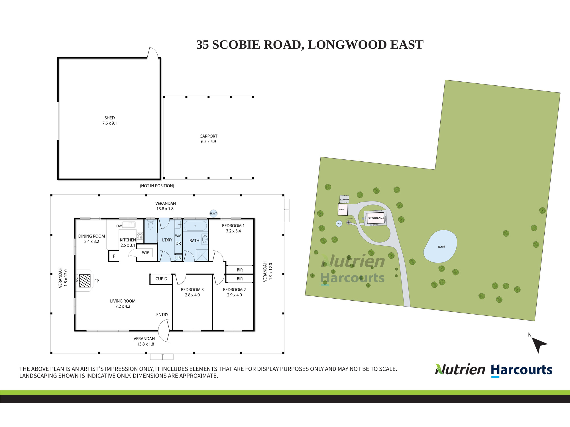 35 Scobie Road, Longwood East For Sale by Farmbuy.com - floorplan 1