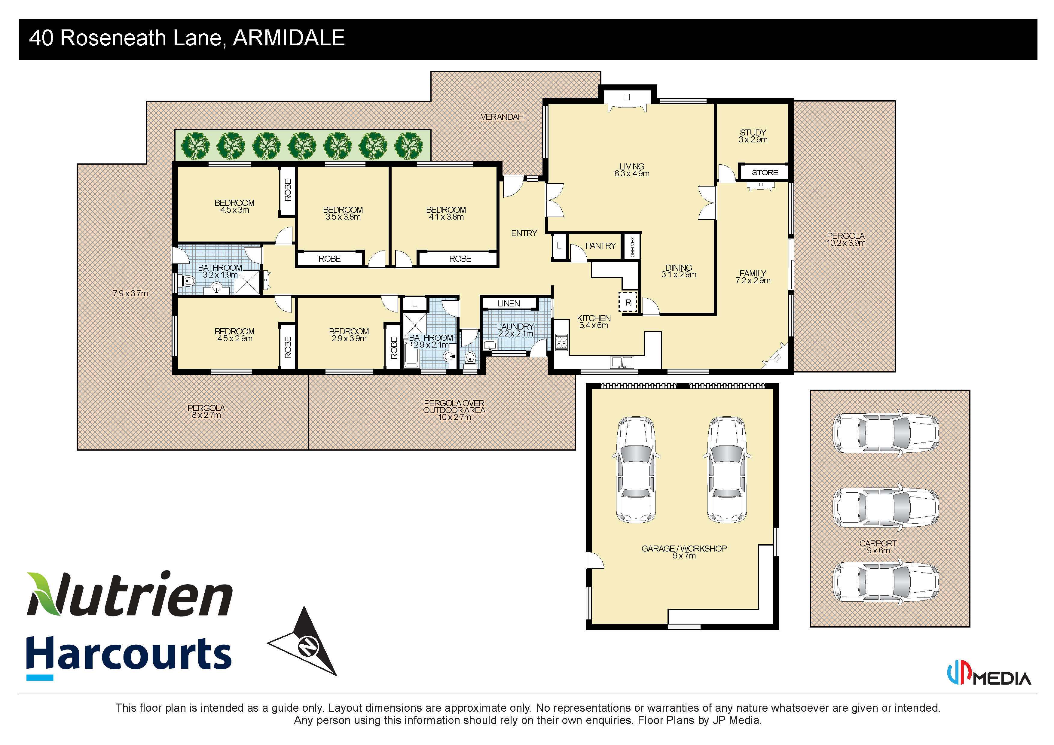 40 Roseneath Lane, Armidale For Sale by Farmbuy.com - floorplan 1