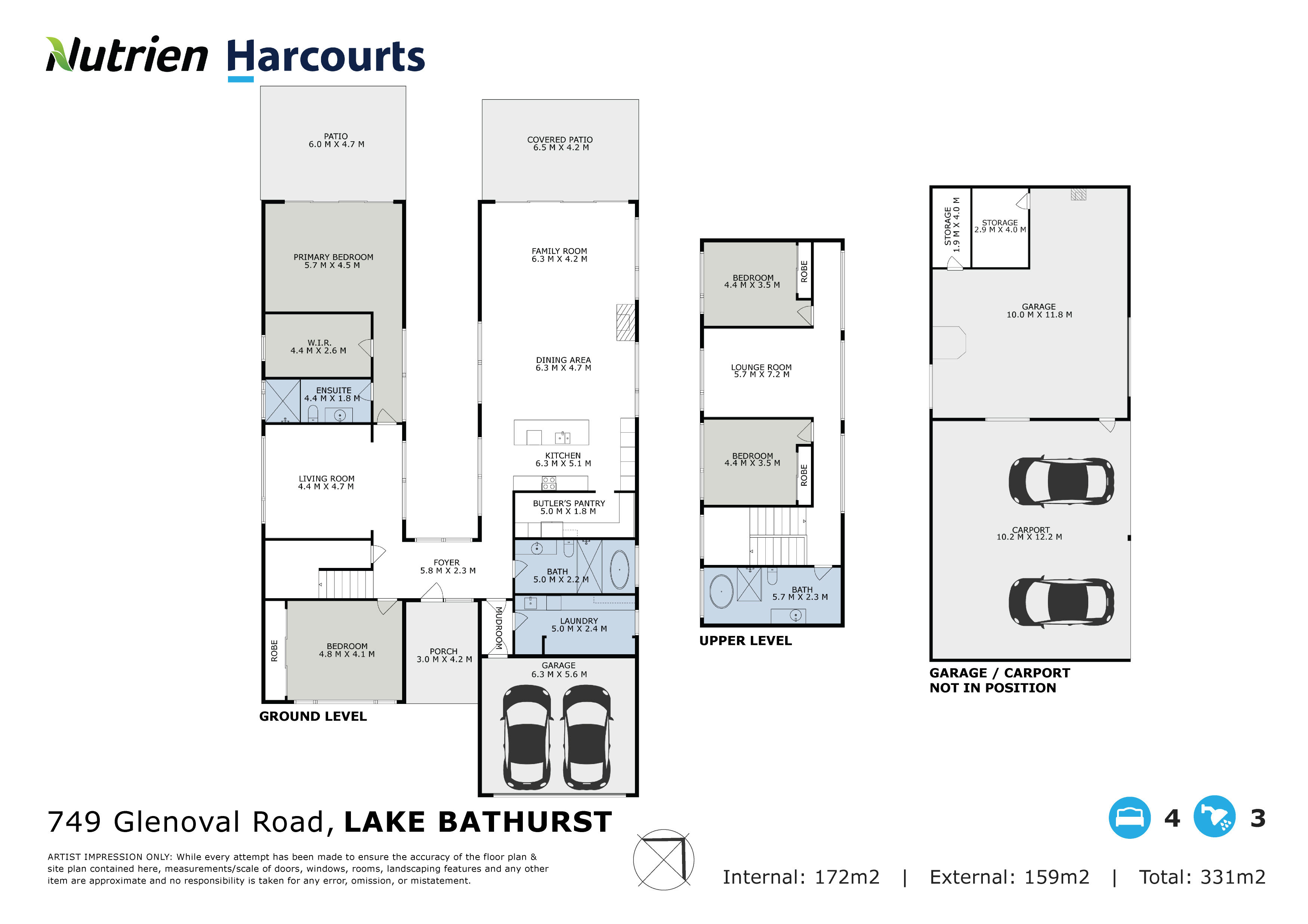 749 Glenoval Road, Lake Bathurst For Sale by Farmbuy.com - floorplan 1