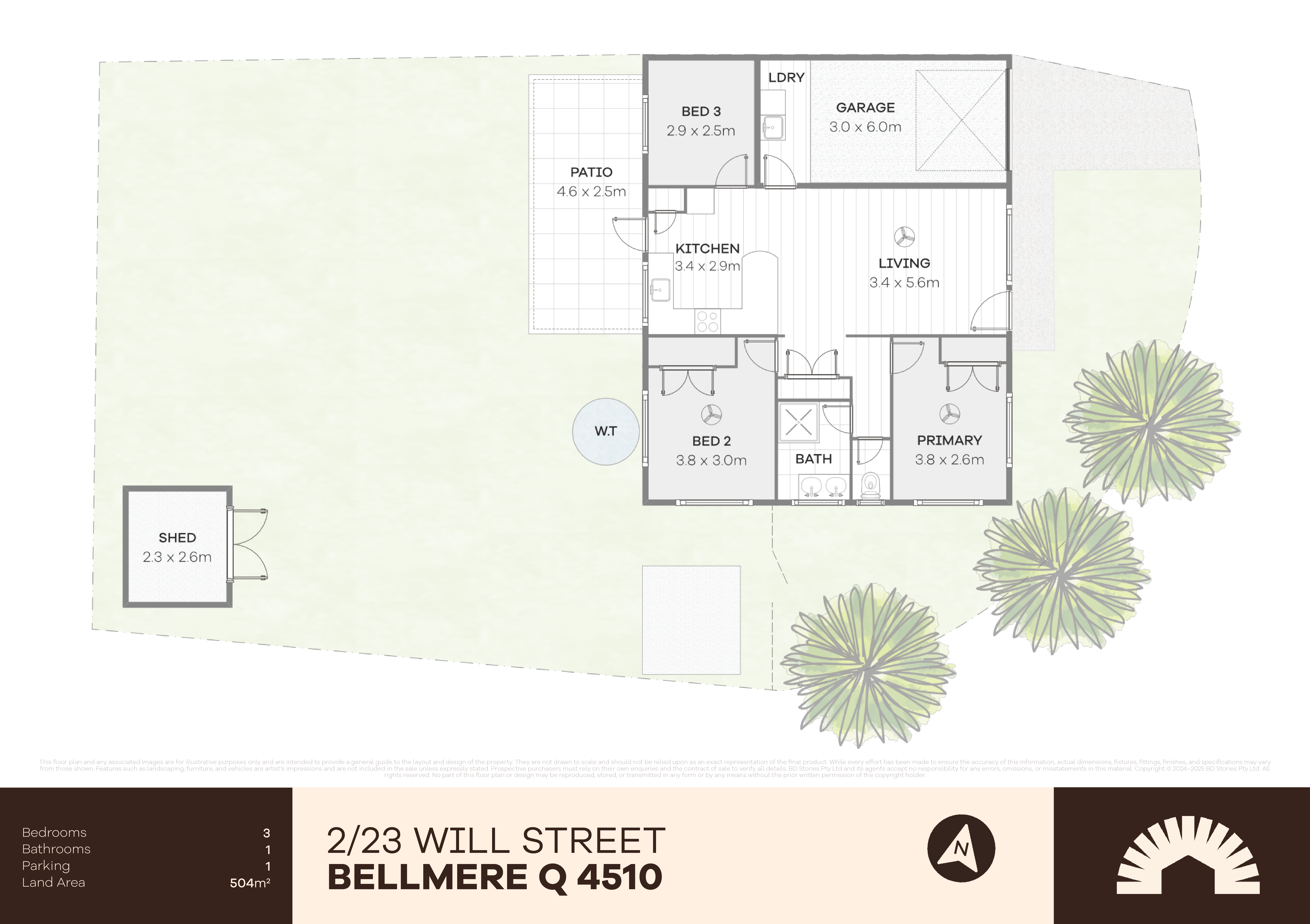 2/23 Will Street, Bellmere QLD