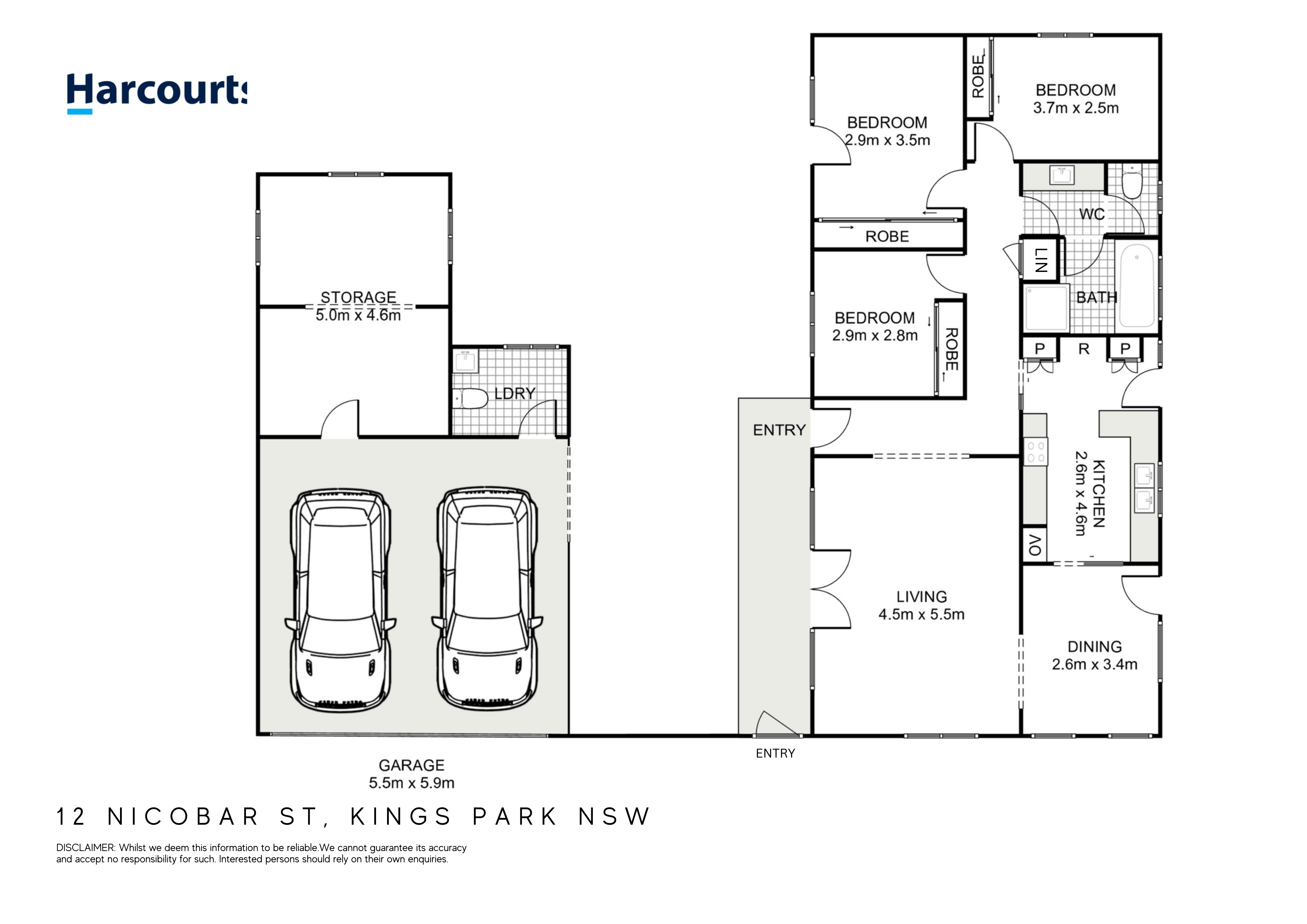 12 Nicobar Street, KINGS PARK, NSW 2148 House for Sale