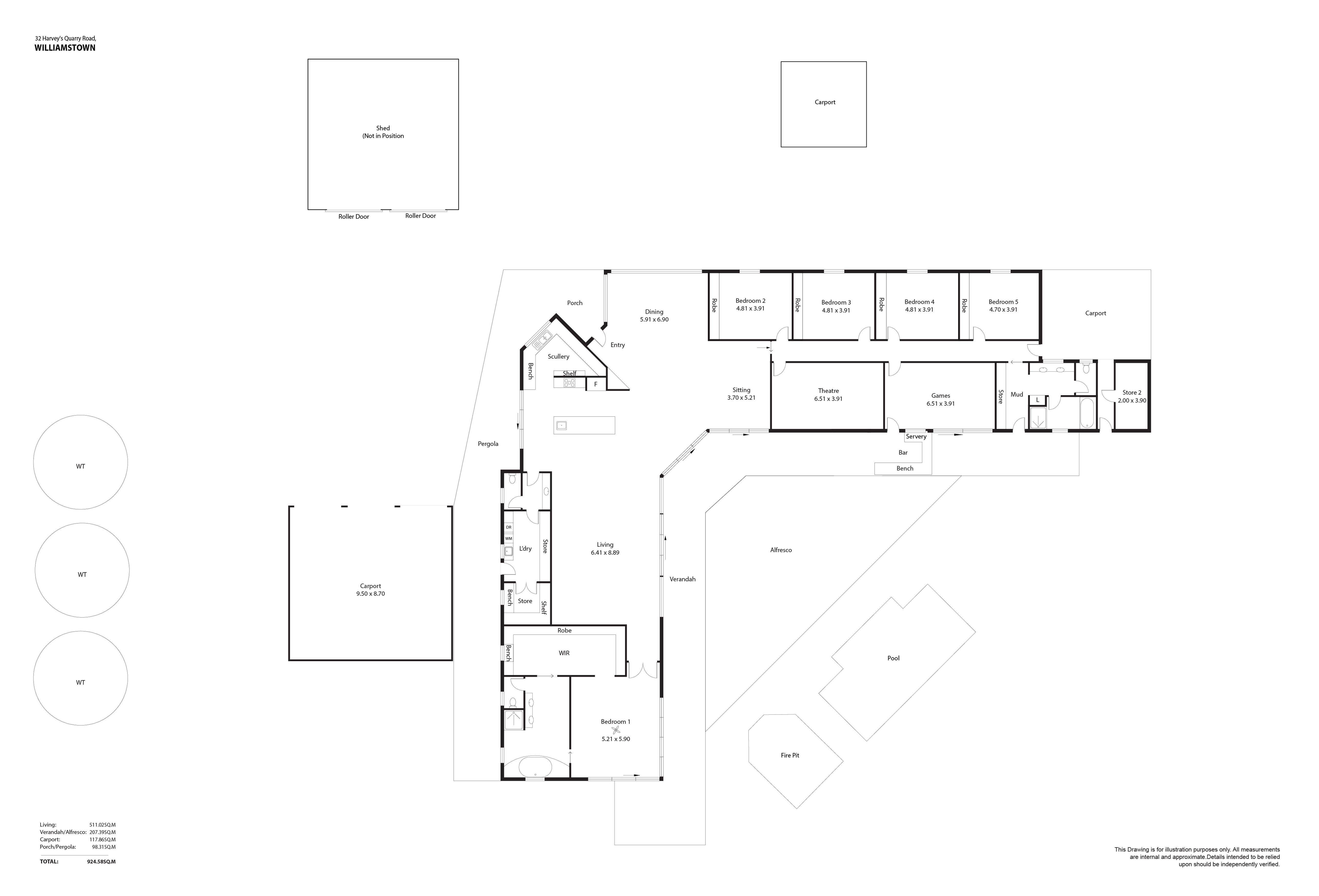 32 Harvey's Quarry Road, WILLIAMSTOWN, SA 5351 House for Sale