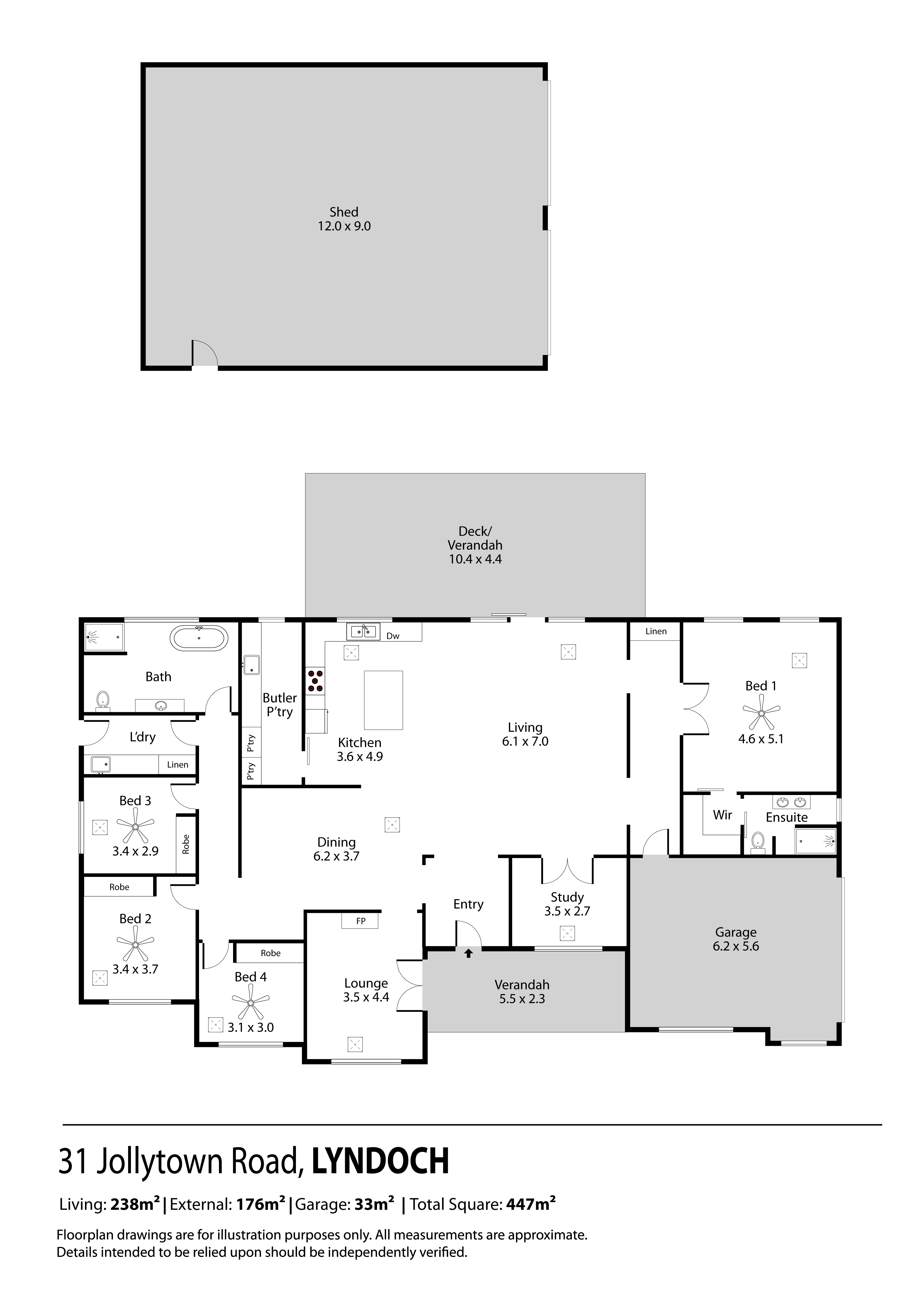 31 Jollytown Road, LYNDOCH, SA 5351 House for Sale