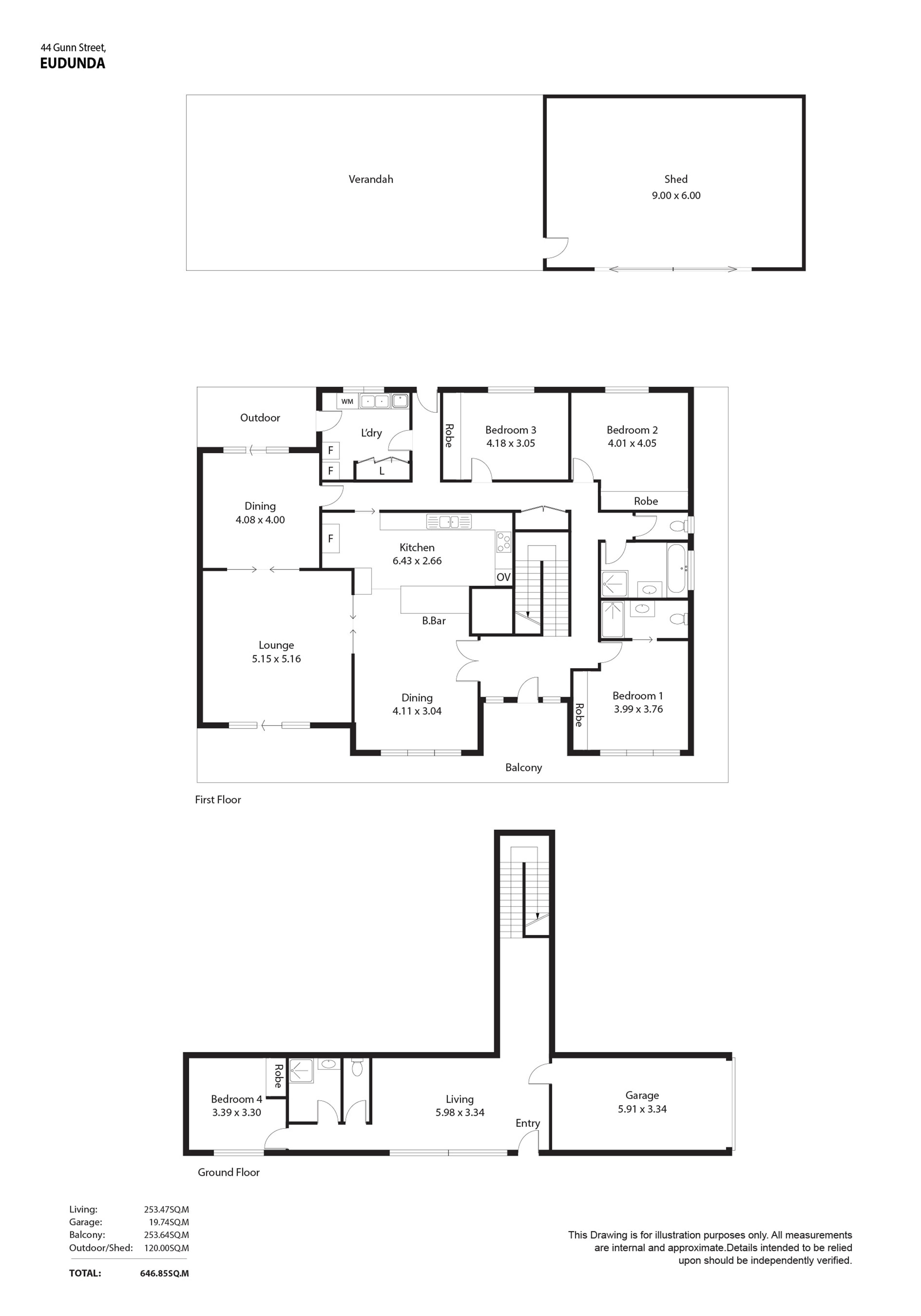 44 Gunn Street, EUDUNDA, SA 5374 House for Sale
