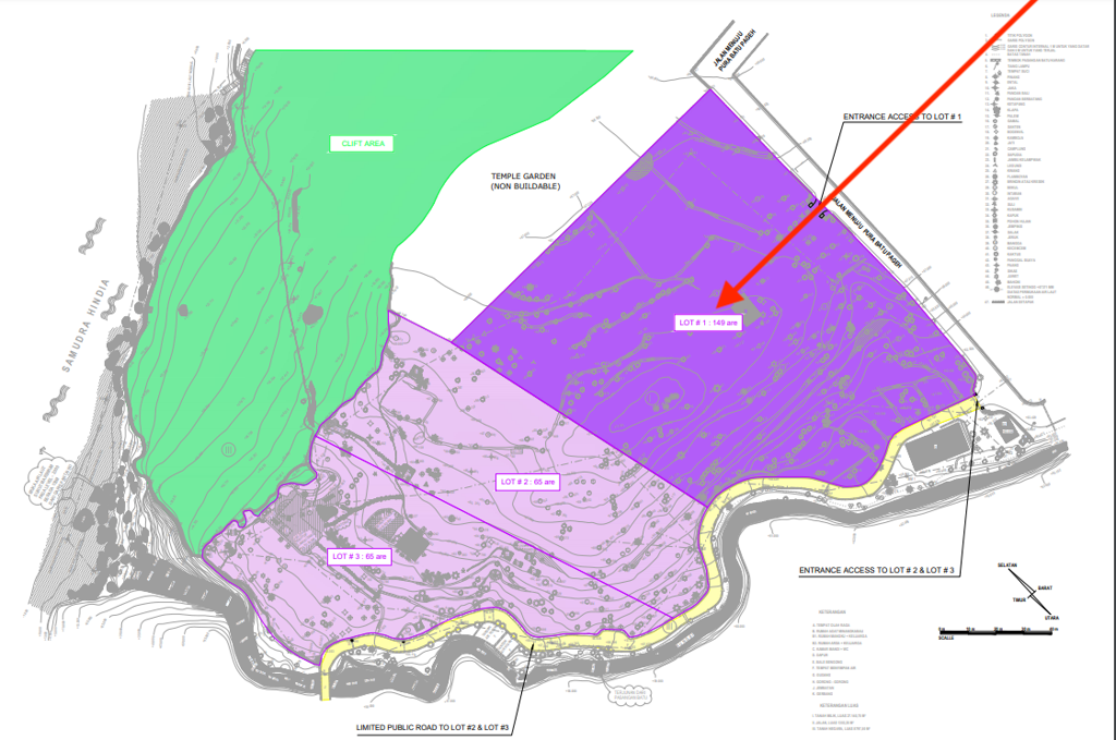 FREEHOLD  STUNNING OCEAN VIEWS LAND IN UNGASAN  ( 147 ARE ) 