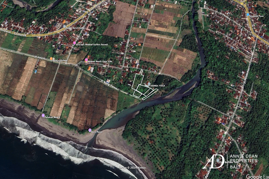 FREEHOLD OCEAN AND RIVER VIEWS LAND IN PULUKAN JEMBRANA 67,9 ARE