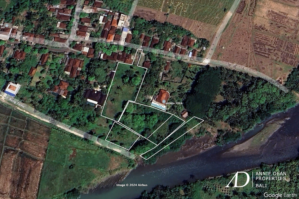 FREEHOLD OCEAN AND RIVER VIEWS LAND IN PULUKAN JEMBRANA 67,9 ARE