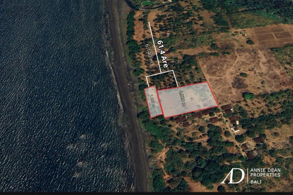 FREEHOLD BEACHFRONT LAND IN MELAYA, JEMBRANA (6,140 M2 )