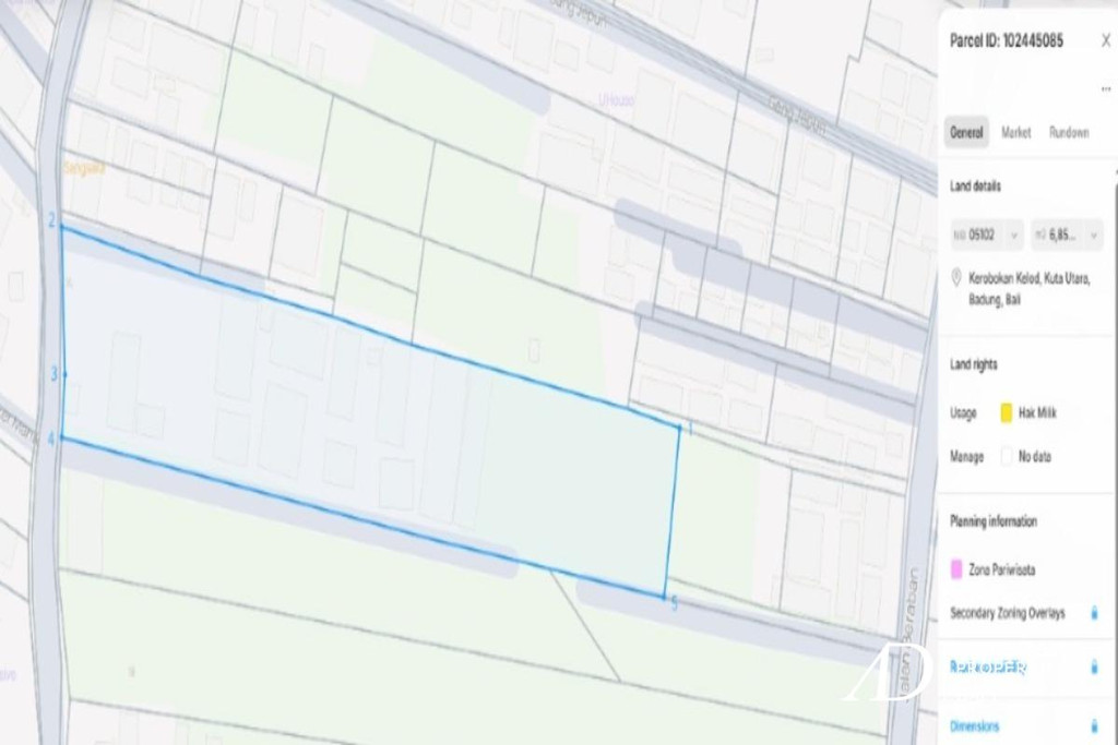 LEASEHOLD | PRIME LAND IN THE HEART OF SEMINYAK