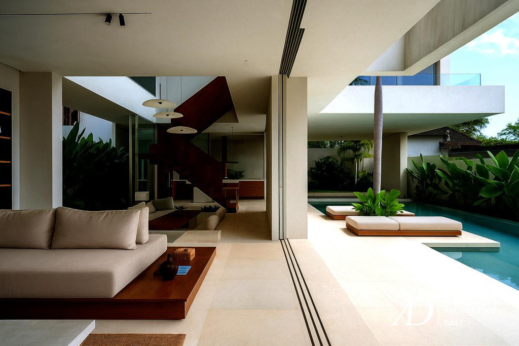 LEASEHOLD | TROPICAL BRUTALIST ARCHITECTURE OFFERS STUNNING RICE FIELD VIEWS