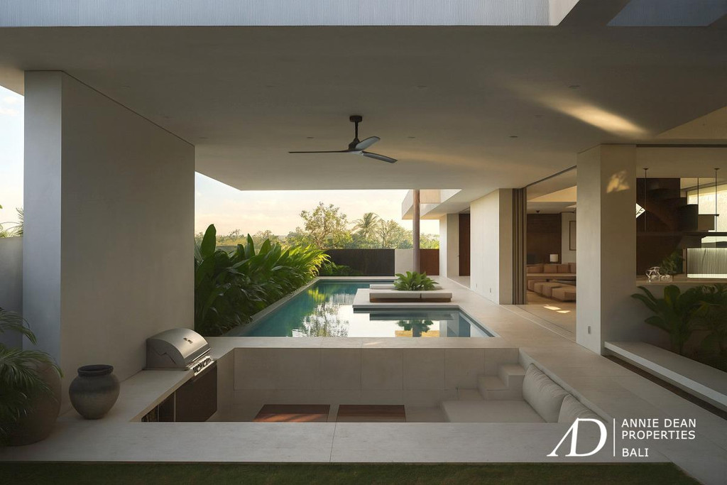 LEASEHOLD | TROPICAL BRUTALIST ARCHITECTURE OFFERS STUNNING RICE FIELD VIEWS