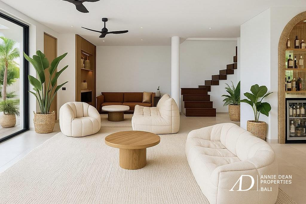 FREEHOLD | BRAND-NEW MODERN  4-BEDROOMS VILLA IN PERERENAN, BALI