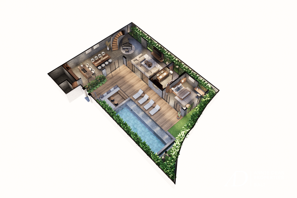 LEASEHOLD | 4-BEDROOM DESIGNER VILLA IN NATURE-INSPIRED ESTATE | UBUD