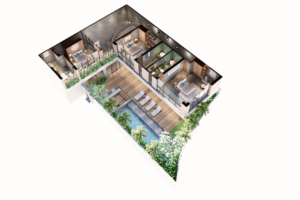 LEASEHOLD | 4-BEDROOM DESIGNER VILLA IN NATURE-INSPIRED ESTATE | UBUD