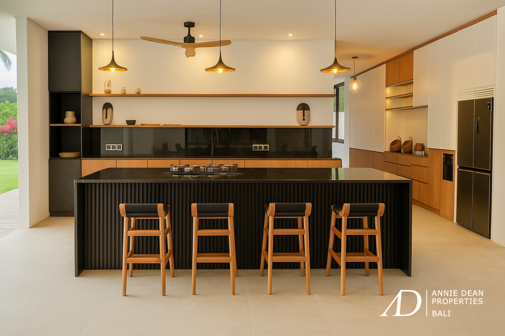 LEASEHOLD | MODERN ARCHITECTURAL VILLA WITH PANORAMIC RICE FIELD VIEWS - UBUD