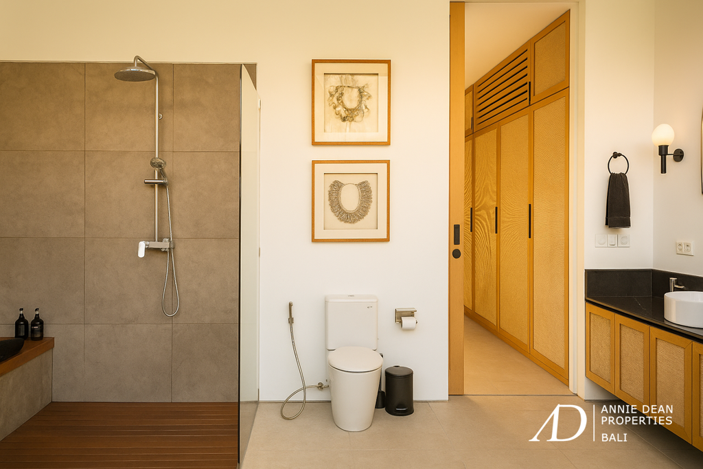 LEASEHOLD | MODERN ARCHITECTURAL VILLA WITH PANORAMIC RICE FIELD VIEWS - UBUD