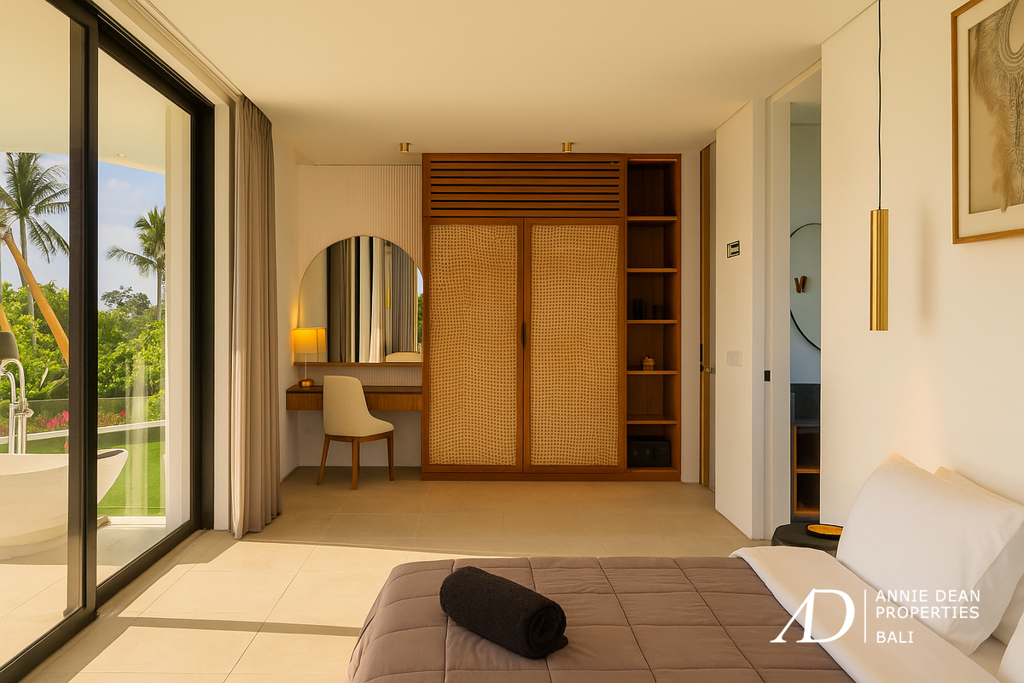 LEASEHOLD | MODERN ARCHITECTURAL VILLA WITH PANORAMIC RICE FIELD VIEWS - UBUD