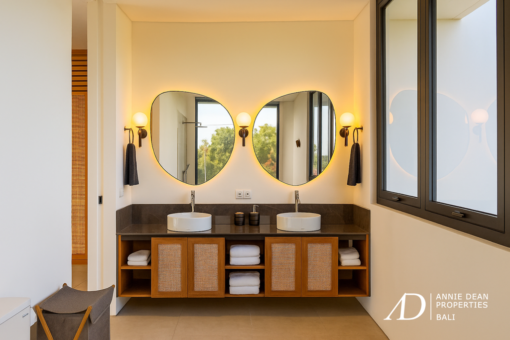 LEASEHOLD | MODERN ARCHITECTURAL VILLA WITH PANORAMIC RICE FIELD VIEWS - UBUD