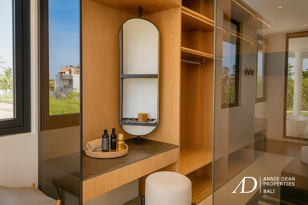 LEASEHOLD | MODERN ARCHITECTURAL VILLA WITH PANORAMIC RICE FIELD VIEWS - UBUD