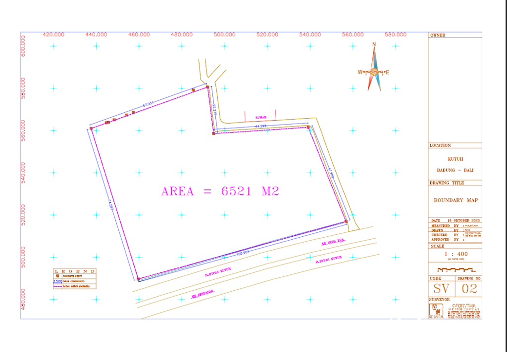 FREEHOLD PRIME COMMERCIAL LAND ON RING ROAD NUSA DUA - 6,521 M2