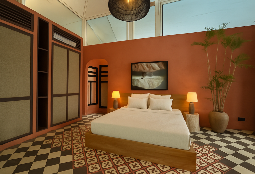 YEARLY/MONTHLY | TROPICAL JOGLO 3 BEDROOM VILLA WITH ICONIC ARCHITECTURE IN CEMAGI