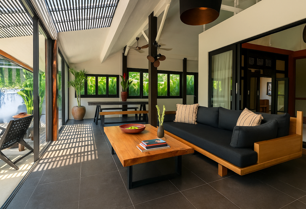 YEARLY/MONTHLY | TROPICAL JOGLO 3 BEDROOM VILLA WITH ICONIC ARCHITECTURE IN CEMAGI