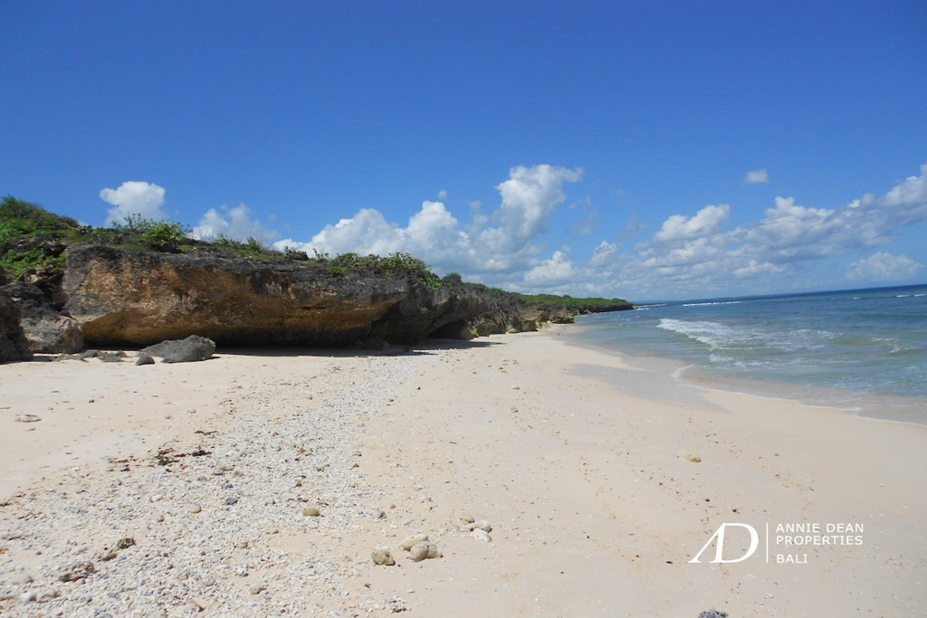 FREEHOLD  STUNNING WHITE BEACHFRONT LAND IN SUMBA