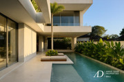 LEASEHOLD | TROPICAL BRUTALIST ARCHITECTURE OFFERS STUNNING RICE FIELD VIEWS