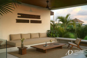 LEASEHOLD | TROPICAL BRUTALIST ARCHITECTURE OFFERS STUNNING RICE FIELD VIEWS