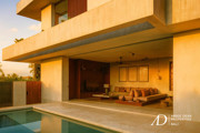 LEASEHOLD | TROPICAL BRUTALIST ARCHITECTURE OFFERS STUNNING RICE FIELD VIEWS
