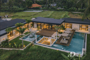 LEASEHOLD | BRAND-NEW 6-BEDROOM VILLA WITH RICE PADDY FIELD VIEWS IN UBUD
