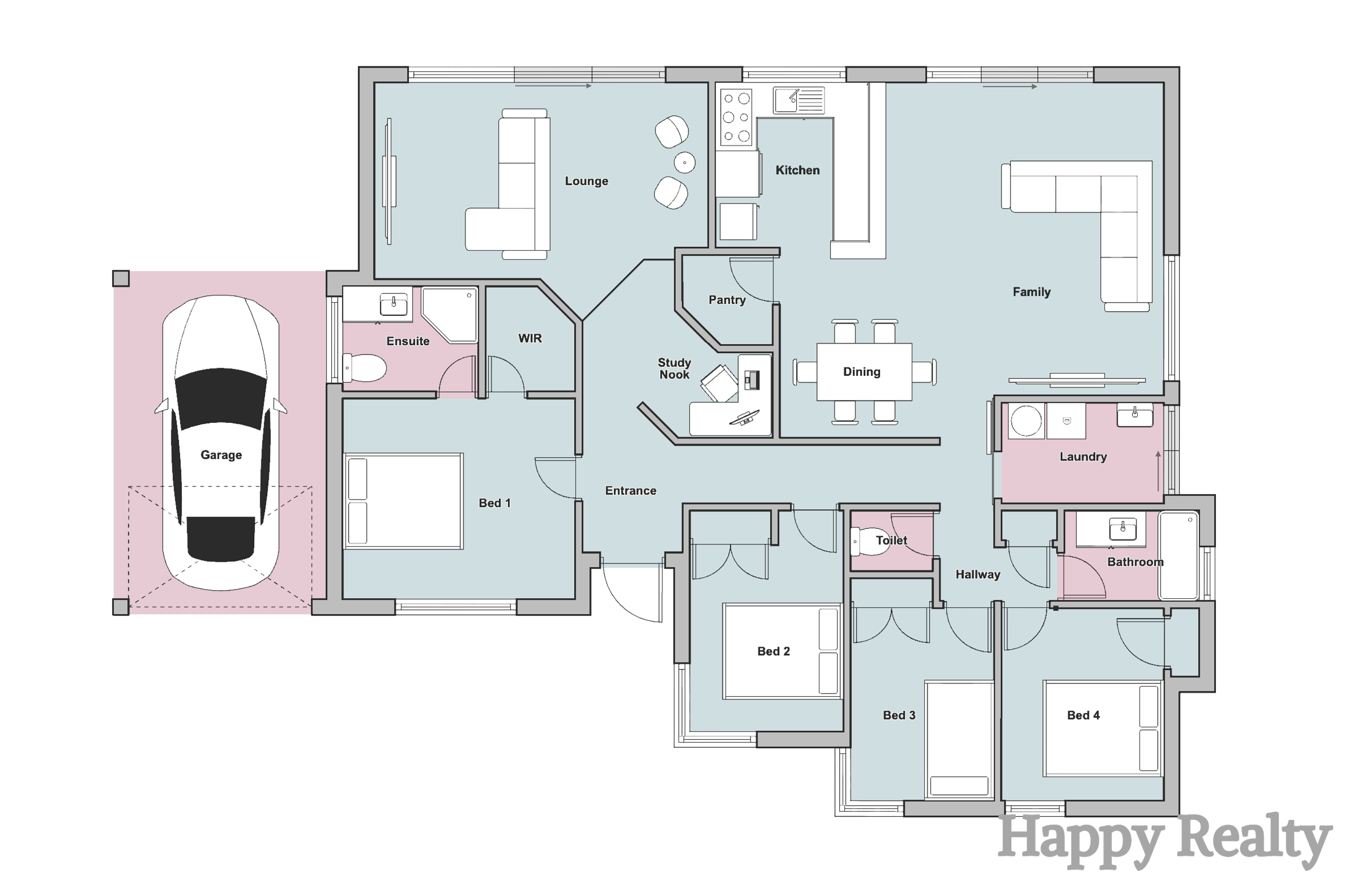 Listing image for 4 Blandfield Way, PARKWOOD  WA  6147