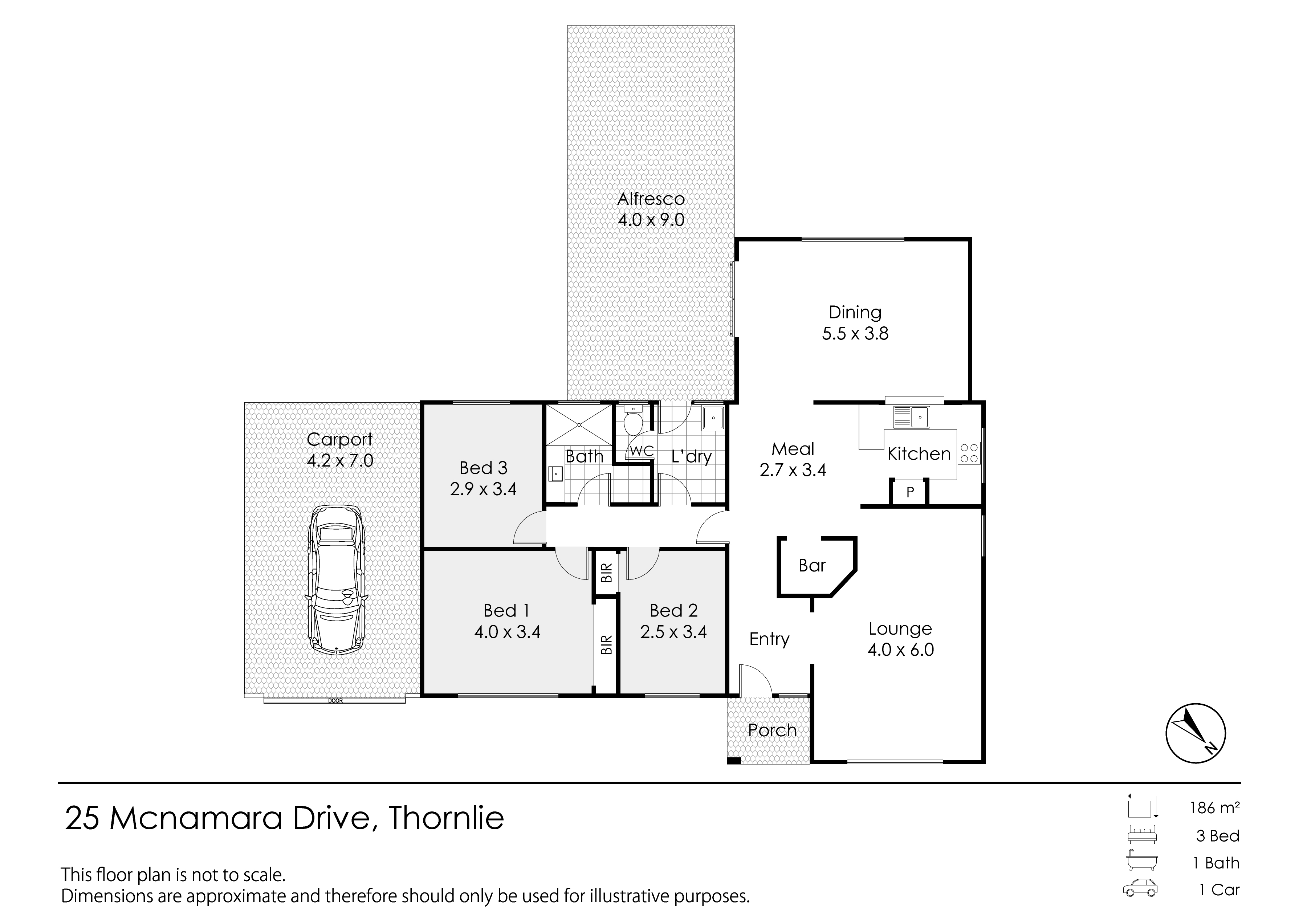 Listing image for 25 Mcnamara Drive, THORNLIE  WA  6108