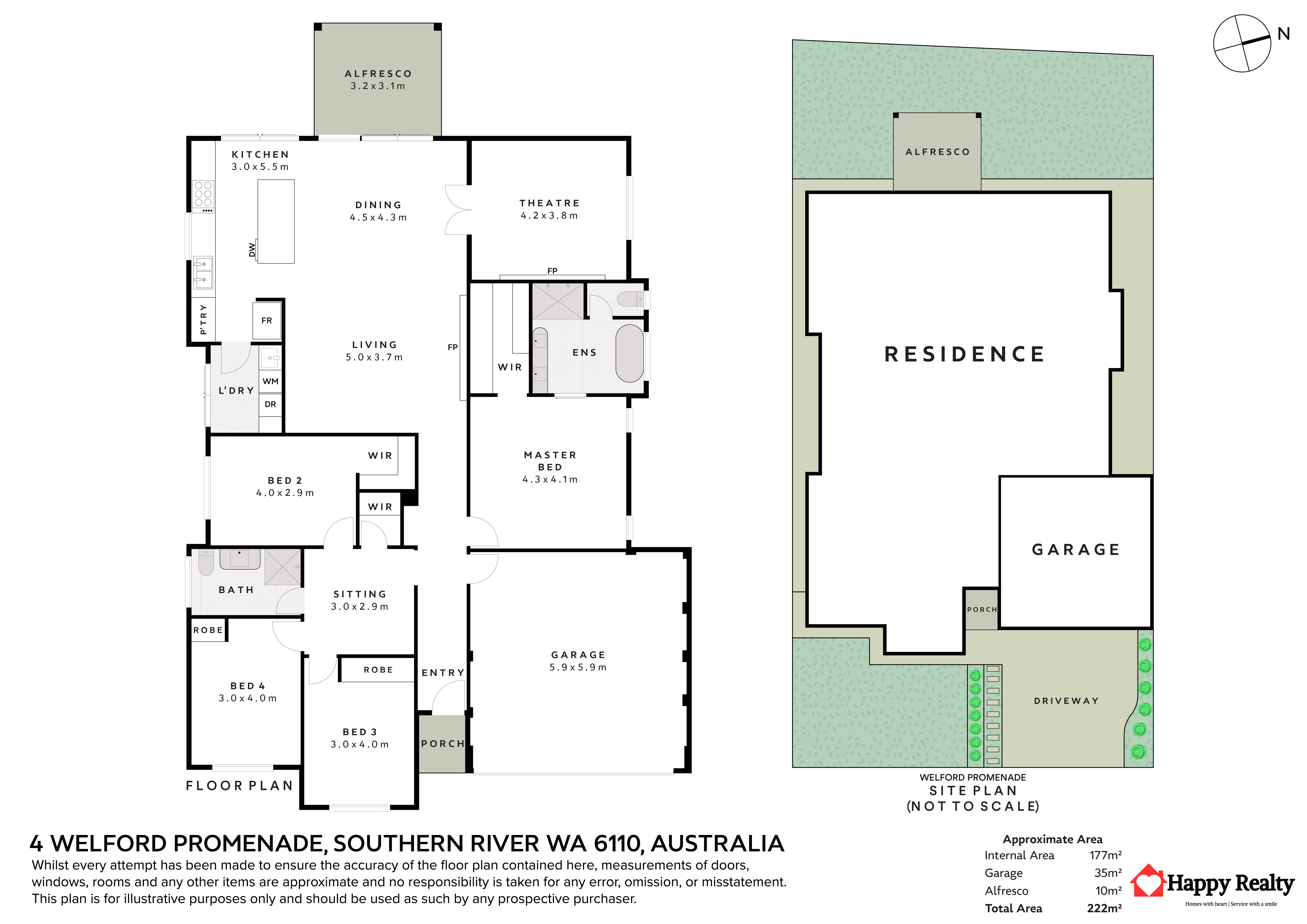 Listing image for 4 Welford Promenade, SOUTHERN RIVER  WA  6110