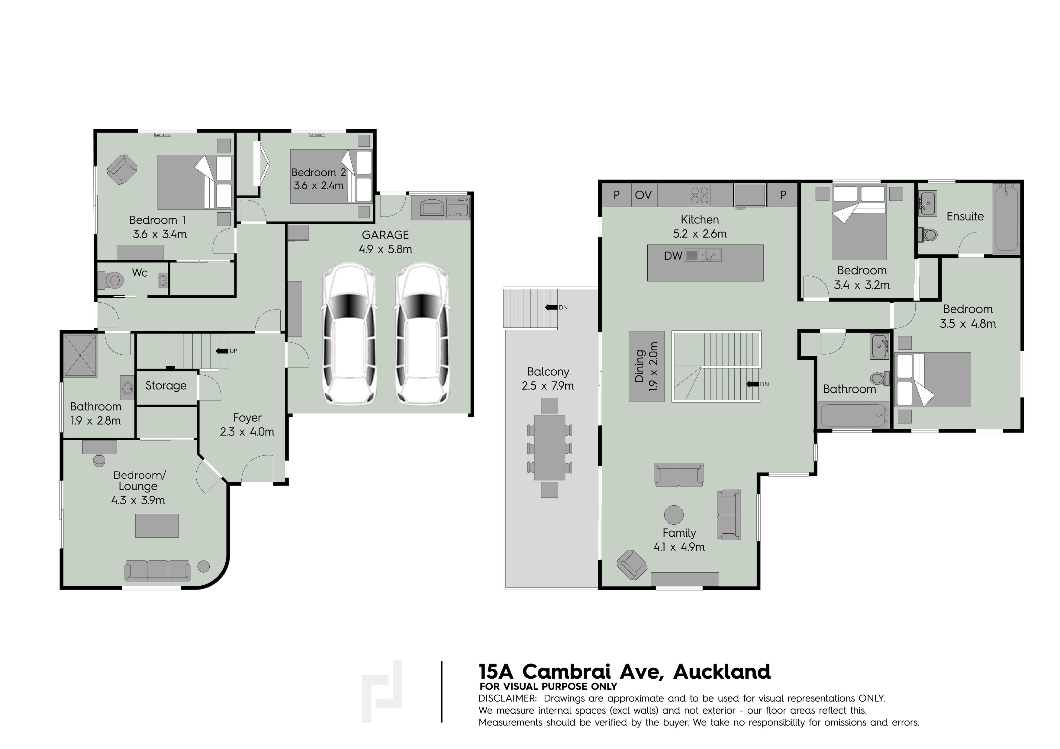 Floor plan for 15A Cambrai Avenue