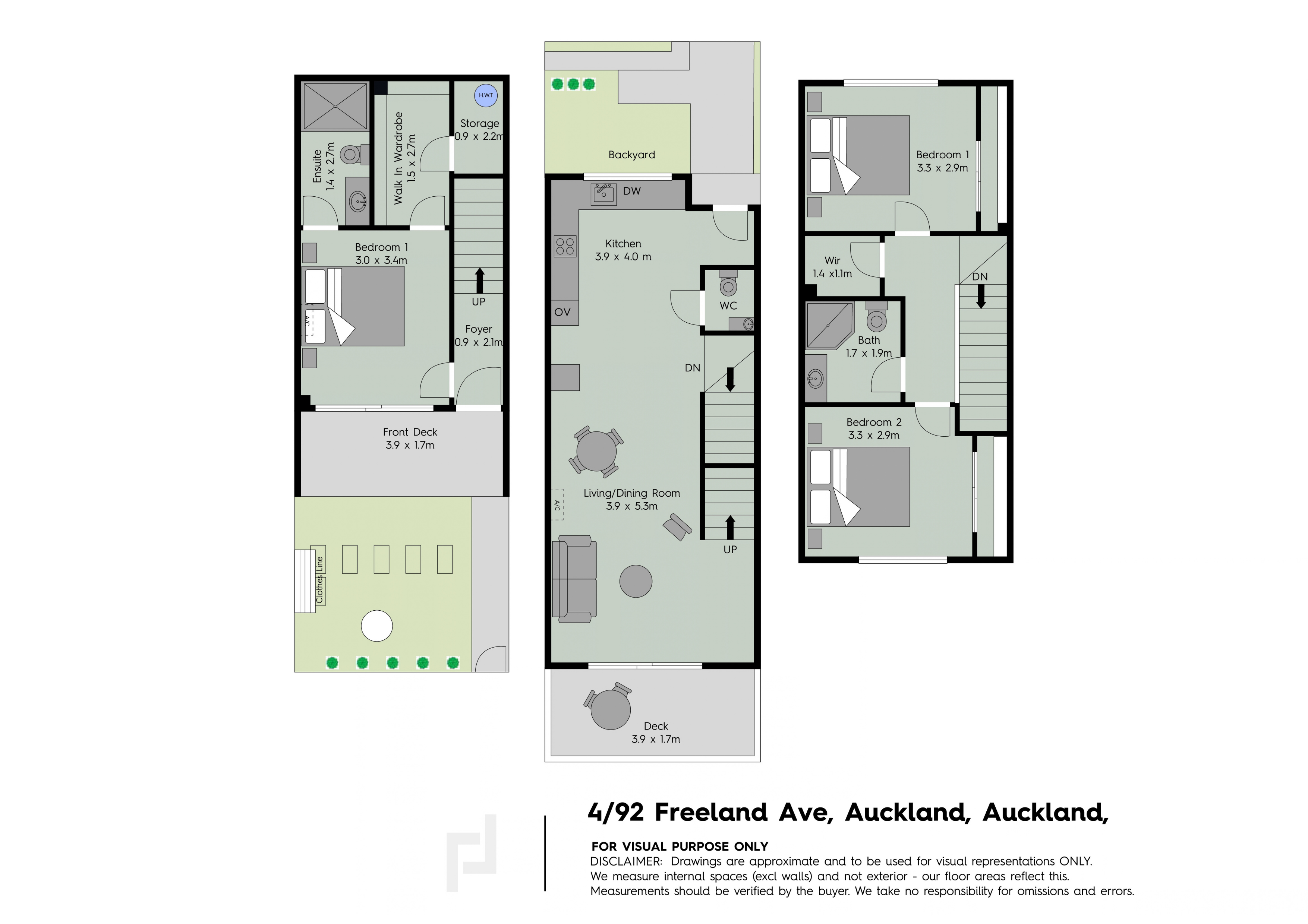 Floor plan for 4/92 Freeland Avenue