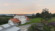 Hill top retreat with views and true scale