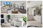 Sunny living and waterway views