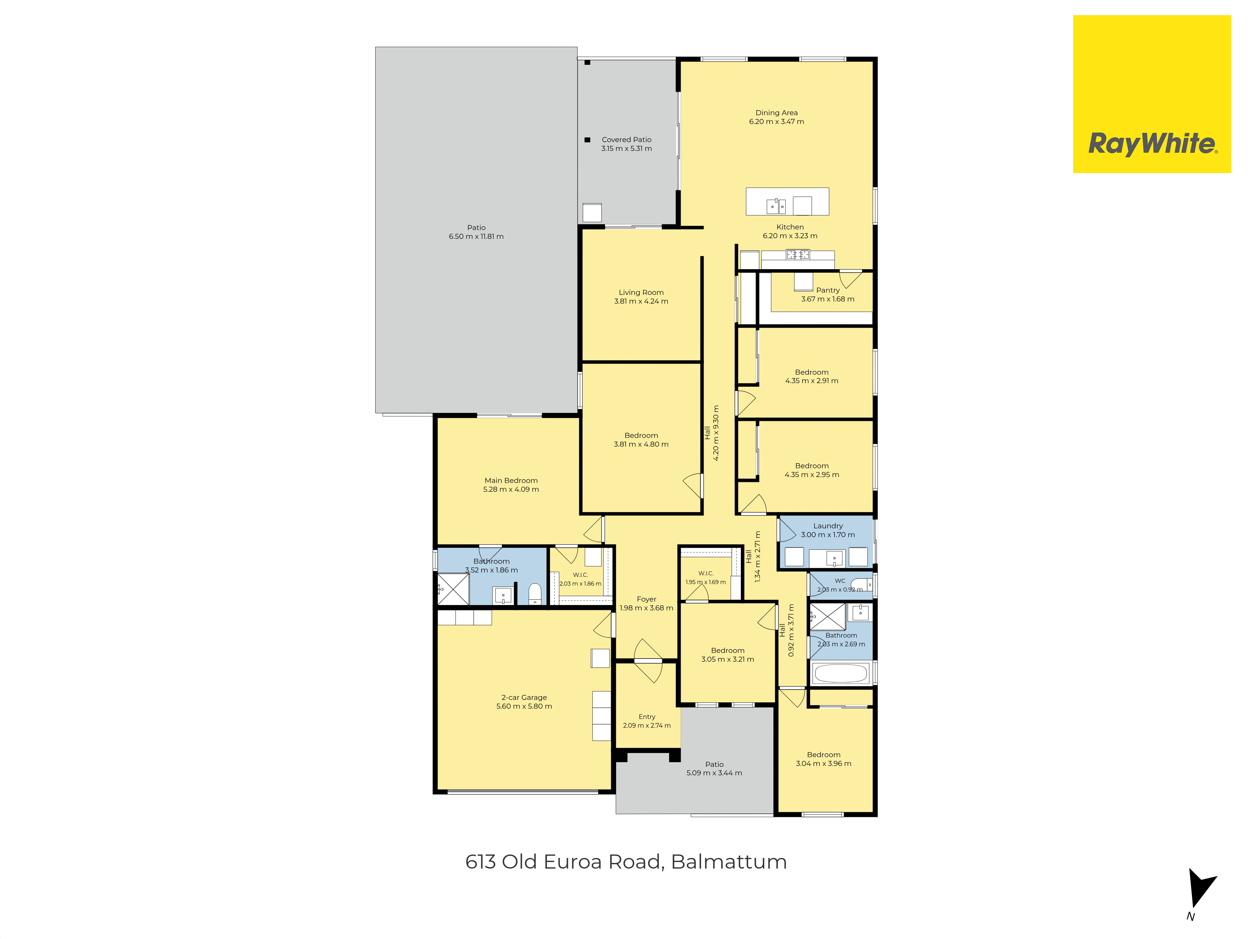 613 Old Euroa Road, Balmattum For Sale by Farmbuy.com - floorplan 1