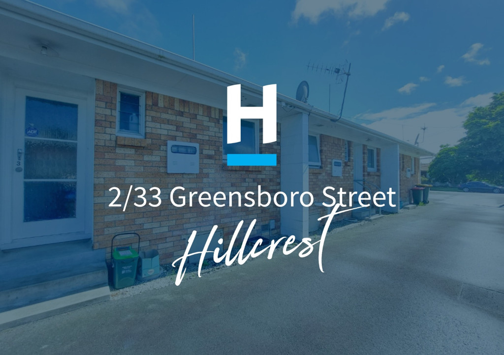 2/33 Greensboro Street, Hillcrest